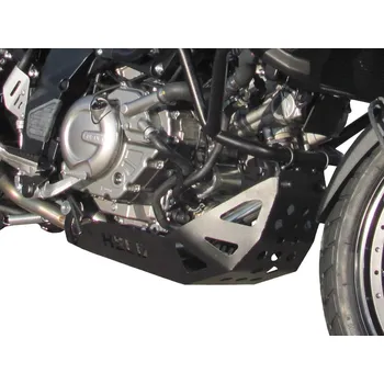 Kryt motoru Ochrana motoru HEED Suzuki DL 650 04-16 ocelová černá 2 mm, kryt motoru