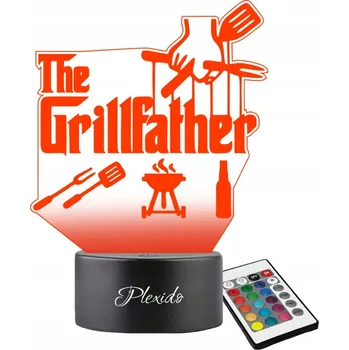 Lampička Noční lampa Plexido vícebarevná