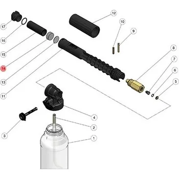 Příslušenství pro vysokotlaký čistič PA Pěnovací pad (sítko) pro pěnovací nástavec LS12 - poz. 14
