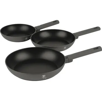 Pánev BERLINGERHAUS Sada pánví s titanovým povrchem 3 ks Antracit Collection BH-8138