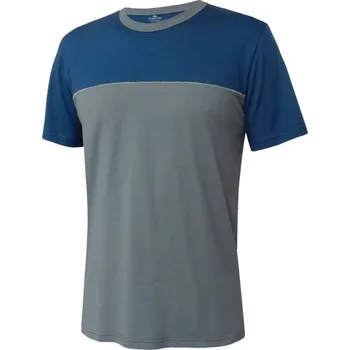 Pánské tričko, krátký rukáv KESUS 901 tm.modrá/tm.šedá M