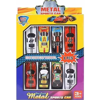 autíčko Auta Auta Autíčka Kovové Sada aut Auto Vozidlo 8 ks