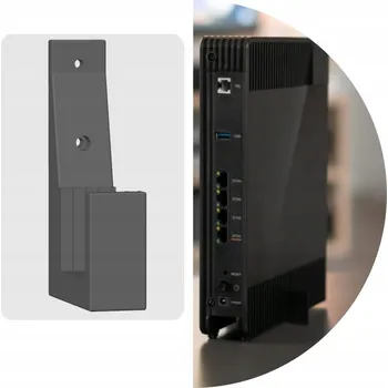 ČERNÝ DRŽÁK NA ZEĎ PRO ROUTER ORANGE FUNBOX 6 - 2 KUSY