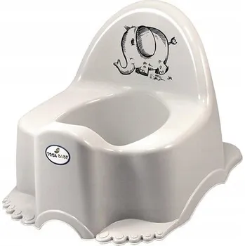 Nočník TEGA BABY Nočník s melodií ECO SLON šedý, 1 ks