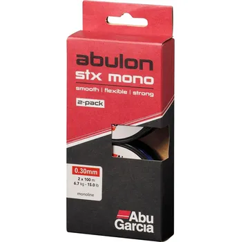 2ks - Monofilamentní vlasec Abu Garcia Abulon STX 0,30 mm 2x100 m modrý
