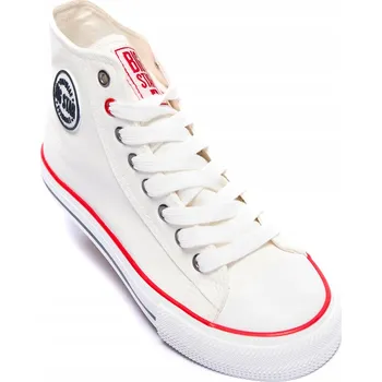 Dámská obuv BIG STAR PÁNSKÉ VYSOKÉ TENISKY BÍLÉ JJ174602 101 46