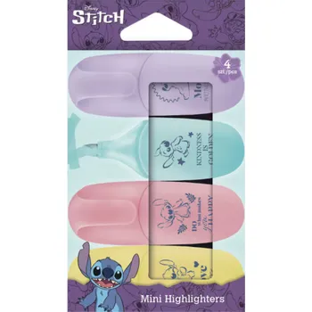Zvýrazňovač mini Stitch Pastel 4 ks