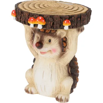 ProGarden Podstavec pod květináč ve tvaru ježka, 28 x 24 x 23,5 cm