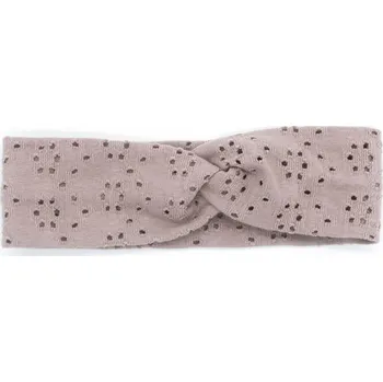 Čelenka Dětská čelenka překřížená pudrově růžová 7m-5r