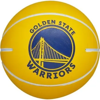 Fotbalový míč Míč Wilson NBA DRIBBLER BASKETBALL GOLDEN STATE WARRIORS wtb1100gs Velikost 1