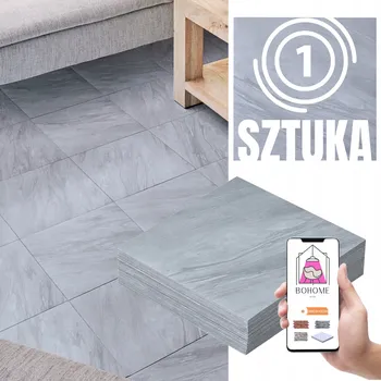 vinylová podlaha Vinylová dlaždice Samolepicí 1 KUS SVĚTLE ŠEDÝ MARMOR Obkládačka Panel