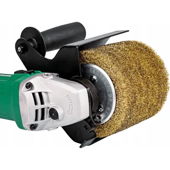 NÁSTAVEC NA ÚHLOVOU BRUSKU PRO SATÉNOVÁNÍ M14 + DRÁTĚNÝ KARTÁČ