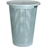 EXCELLENT HOUSEWARE Koš na prádlo s víkem 35 l 40 x 52 cm zelený KO-Y54231170zele