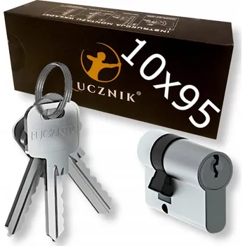 Vložka do dveří VLOŽKA DO ZÁMKU DVEŘÍ 10-95 JEDNOSTRANNÁ 1095 PŮL VLOŽKA CYLINDRICKÁ 10x95