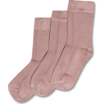 Dětské bambusové ponožky 3 páry růžové Rose Minipop Velikost: 19-22