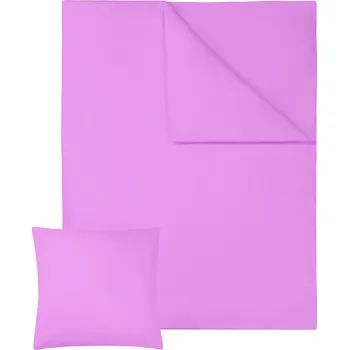 Povlečení TecTake GmbH 401929 4 ložní povlečení bavlna 135x200cm - fialová