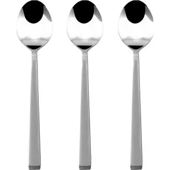 Příbor Lžička čajová KRETA, 3ks, stříbrná