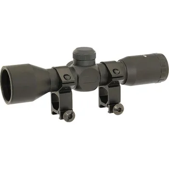 Puškohled PCS Optika 4x32 s montážními kroužky [PCS]