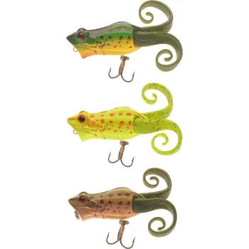 Rybářský háček 3ks - Gumová nástraha Berkley Power Pop Frog 6cm 10gr Assorted