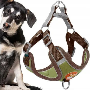 Postroj pro psa SILNÉ BEZTLAKOVÉ POSTROJE PRO PSA POHODLNÉ REFLEXNÍ NASTAVITELNÉ velikost S