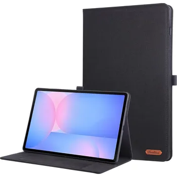 Pouzdro na tablet VSECHNONAMOBIL 110322 FABRIC Zaklápěcí kryt pro Samsung Galaxy Tab S10 FE+ černý