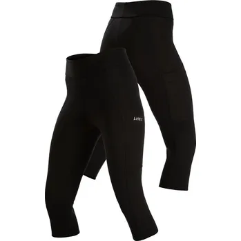 Dámská móda Dámské 3/4 legíny LITEX s kapsami vysoký pas S