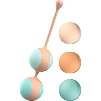 Kegelovy kuličky Liebe KEWOS peach/mint | Liebe