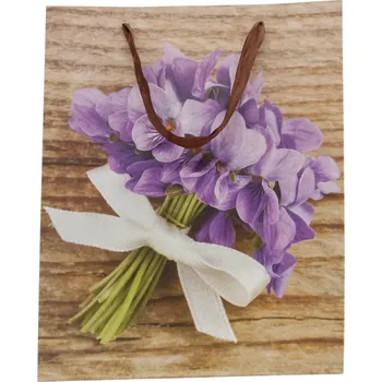 Dárková taška DÁRKOVÁ PAPÍROVÁ TAŠKA OZDOBNÁ K NAROZENINÁM 32/26 CM