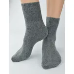 Ponožky dámské s vlnou angora, velmi jemný lem SB082, vel. 36-41 šedé 36-41 šedá