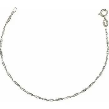 Náramek Stříbrný náramek lambáda drobná délka náramku 17cm