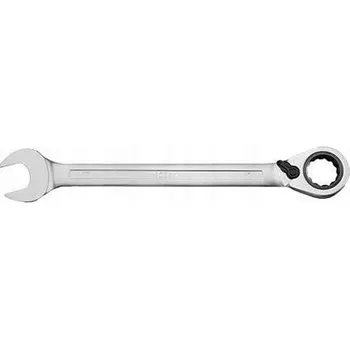 Klíč 4CZech klíč očkoplochý ráčnový 30mm s přepínací páčkou, vyhnutý 15° ISO1711