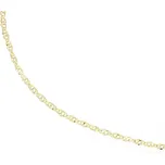 Zlatnictví Helios Točený řetízek ze žlutého zlata Velikost: 60cm, Váha: 3,0g