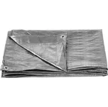 Plachta Tarpaulin Medium 15x20 m, 100 g/m, zakrývacia, SILVER, strieborná, s okami