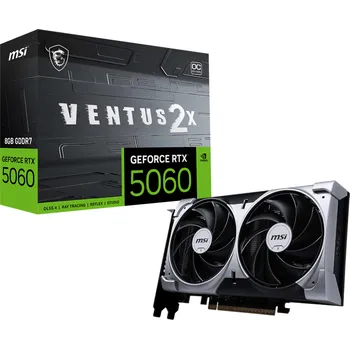 Grafická karta MSI GeForce RTX 5060 8G Ventus 2X OC G5060-8V2C