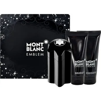 Pánský parfém Mont Blanc Mont Blanc Emblem, Edt 100ml + 100ml balsam po holení + 100ml Sprchový gél