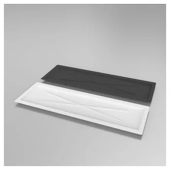 Podlahový mycí stroj PODLOŽKA POD SUŠÁK 80 ŠIROKÁ 750X247 STŘÍBRNÁ