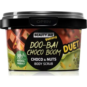 Tělový peeling Beauty Jar Yummy Doo-Bai Choco Boom jemný tělový peeling 360 g