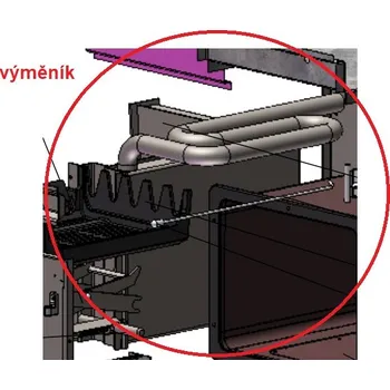 Sporák na tuhá paliva MBS - výměník těleso S01289 pro sporák THERMO MAGNUM pravý, MBSND 150265