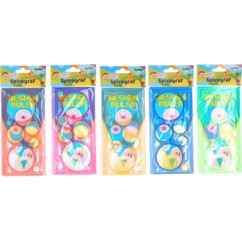 kreativní sada Sada kreslících šablon - spirograf