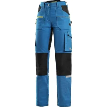 montérky CANIS CXS STRETCH kalhoty dámské středně modrá/černá - 40 AKCE