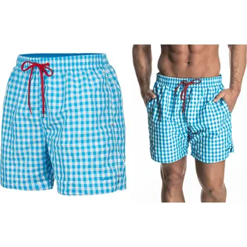 Pánské kraťasy Pánské plážové šortky Zagano modré XL