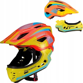 Cyklistická přilba Dětská cyklistická helma Rockbros s odnímatelnou čelistí, velikost S