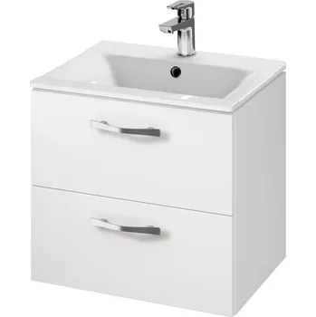 Koupelnový nábytek Cersanit Niko Skříňka s umyvadlem, 50 × 52 × 40 cm, dřevotříska, bílá S801-456