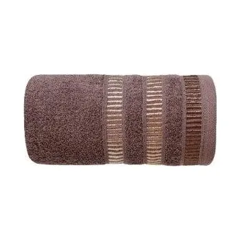 Ručník Bavlněný ručník Sagitta 30x50 cm čokoládový