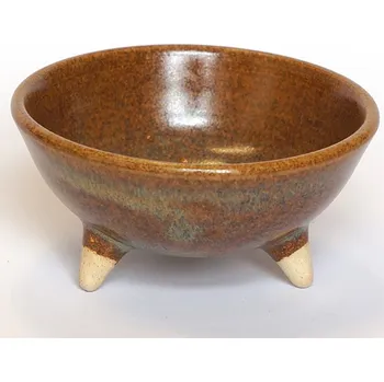 Aroma lampa Kadidelnice keramická, miska hnědo -zelená