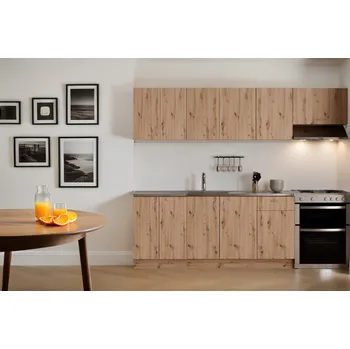 Kuchyňská linka Kuchyňská sestava dub artisan LAMA 240 cm