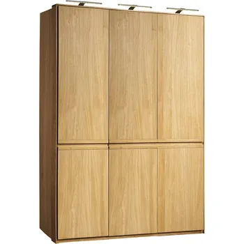 Šatní skříň Dubová skříň ATLANTA 04 dub přírodní DÁREK ZDARMA Barevné provedení: Dub - přírodní