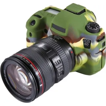 PULUZ silikonové pouzdro pro Canon EOS 6D (maskáč)