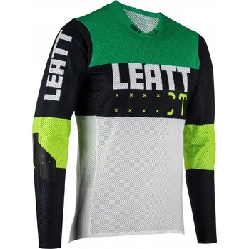cyklistický dres LEATT CYKLISTICKÝ DRES MTB GRAVITY 4.0 JERSEY JADE ZELENÁ/ČERNÁ/BÍLÁ M