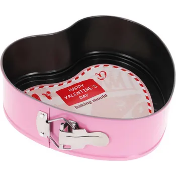 Nádoba na pečení La Cucina Forma na pečení ve tvaru srdce, 21 x 21 x 7 cm, růžová